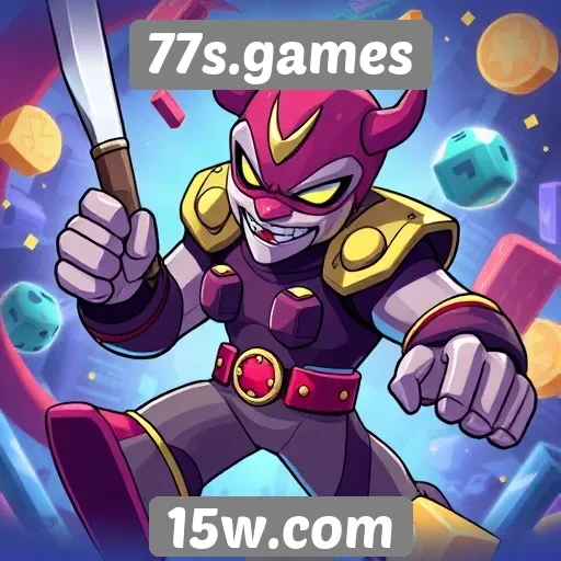 A variedade de jogos disponíveis no 77s.games
